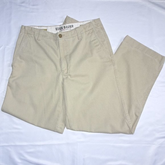 Eddie Bauer Relaxed Fit Khaki Pants - Picture 2 of 4